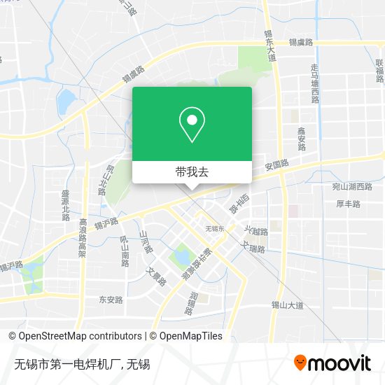 无锡市第一电焊机厂地图