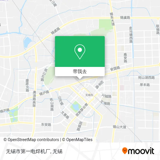无锡市第一电焊机厂地图