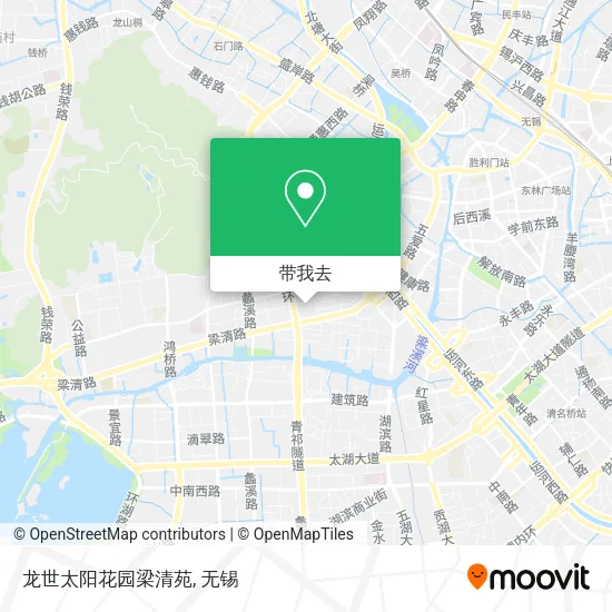 龙世太阳花园梁清苑地图