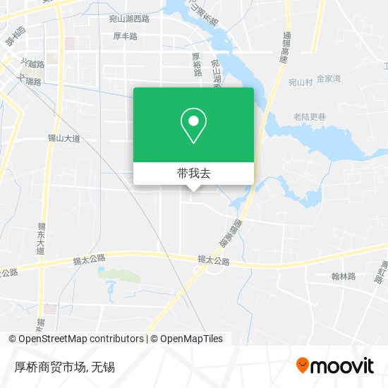 厚桥商贸市场地图