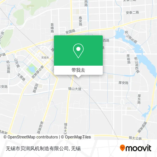 无锡市贝润风机制造有限公司地图