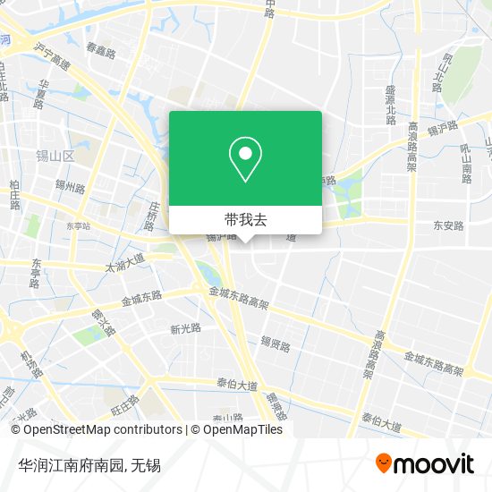 华润江南府南园地图