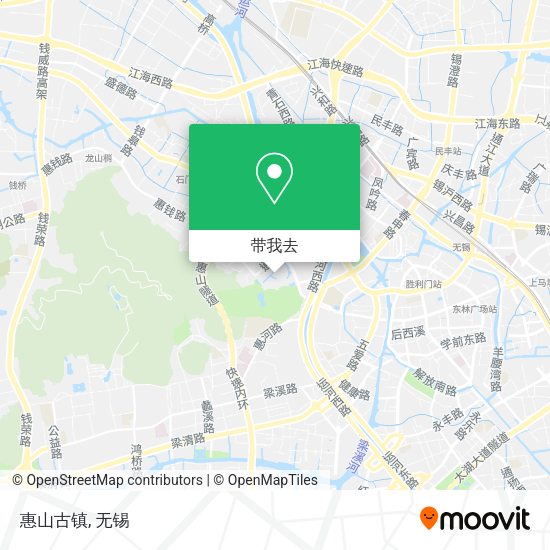 惠山古镇地图