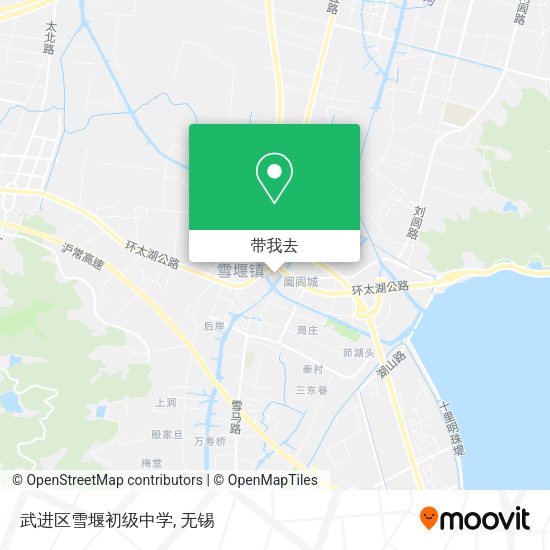 武进区雪堰初级中学地图