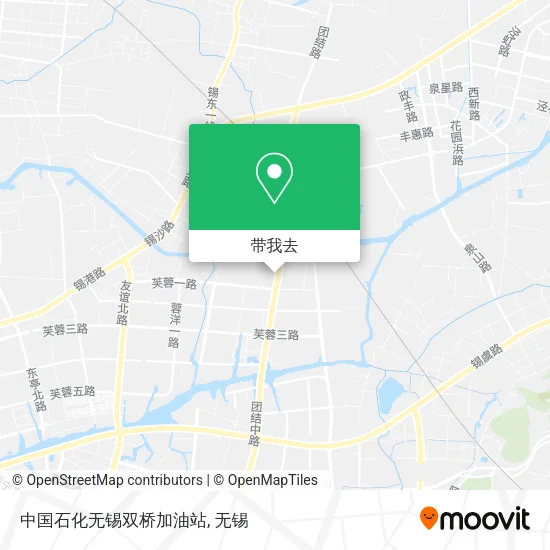 中国石化无锡双桥加油站地图