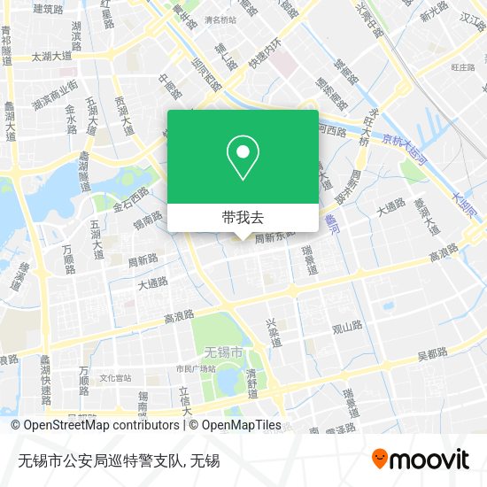 无锡市公安局巡特警支队地图