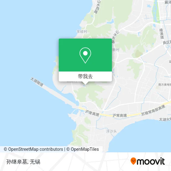 孙继皋墓地图