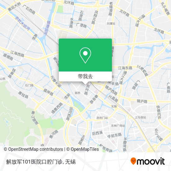 解放军101医院口腔门诊地图