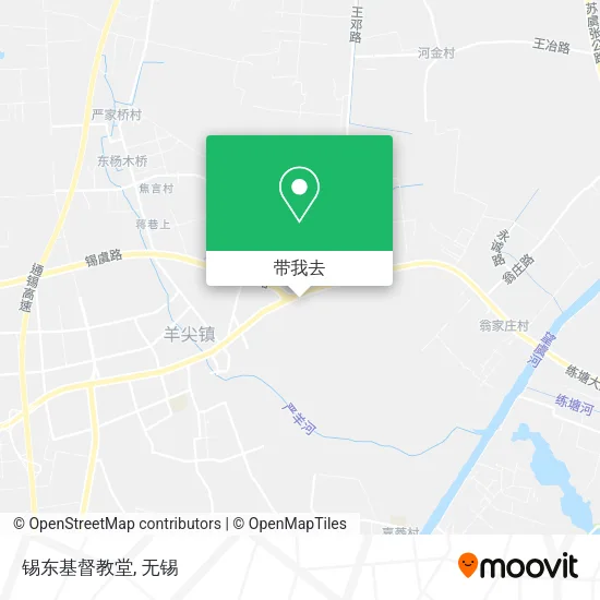锡东基督教堂地图