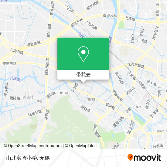 山北实验小学地图