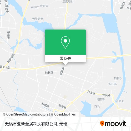 无锡市亚新金属科技有限公司地图