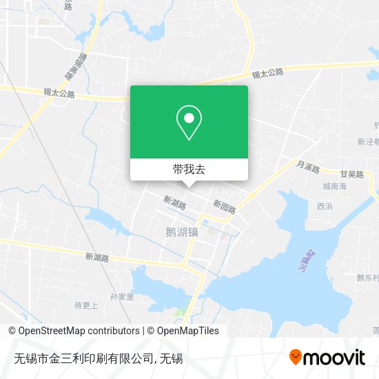 无锡市金三利印刷有限公司地图