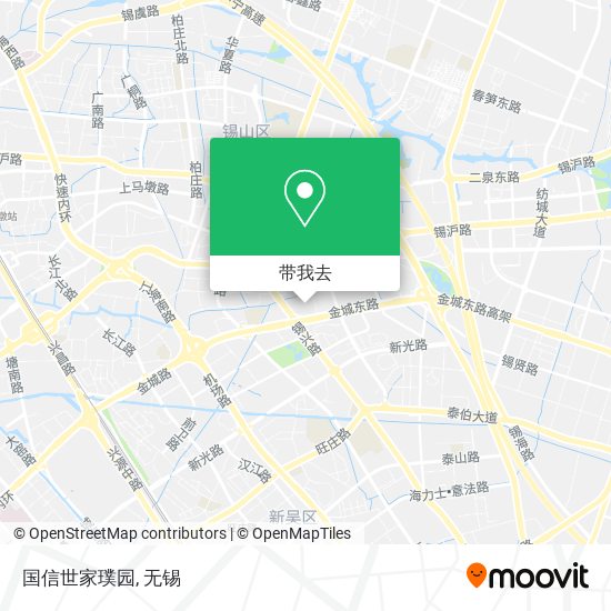 国信世家璞园地图