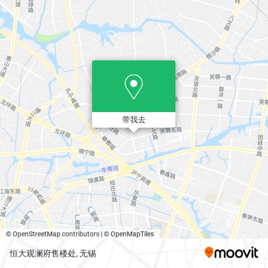 恒大观澜府售楼处地图
