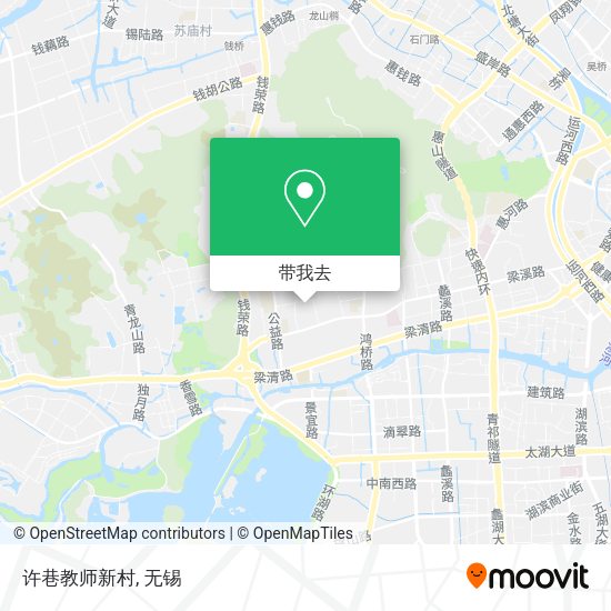许巷教师新村地图