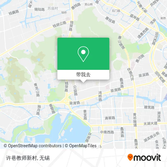 许巷教师新村地图