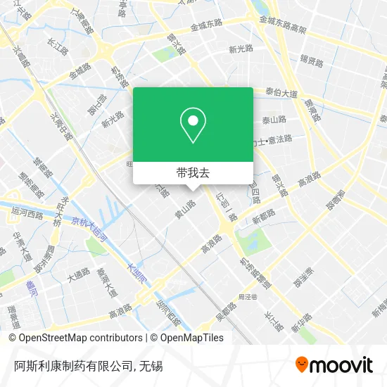 阿斯利康制药有限公司地图