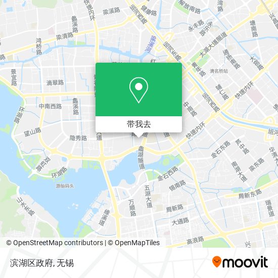 滨湖区政府地图