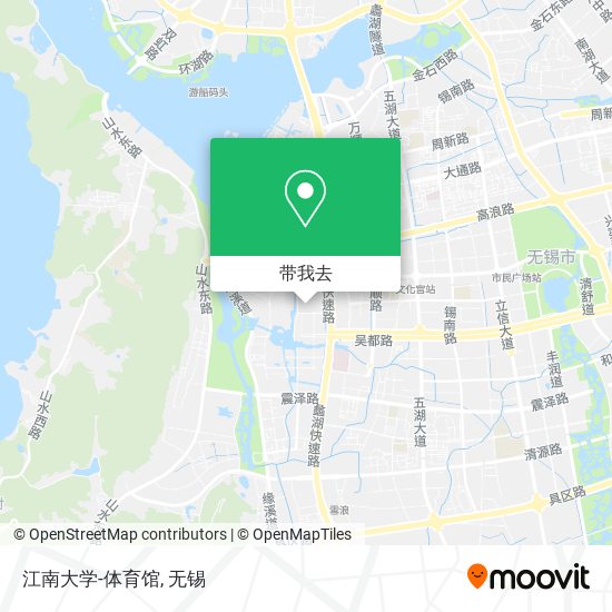 江南大学-体育馆地图