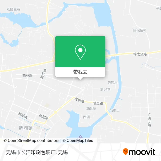 无锡市长江印刷包装厂地图