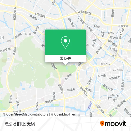 愚公谷旧址地图
