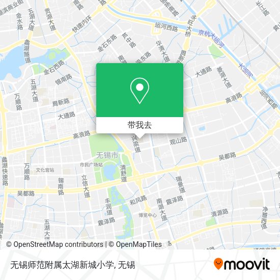 无锡师范附属太湖新城小学地图