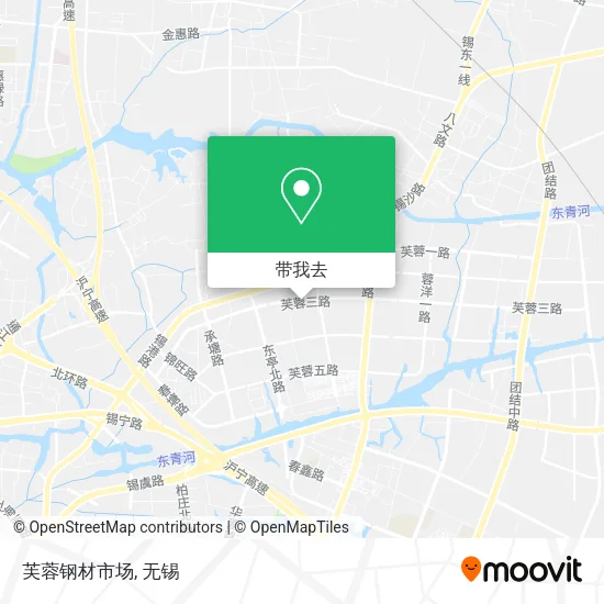 芙蓉钢材市场地图