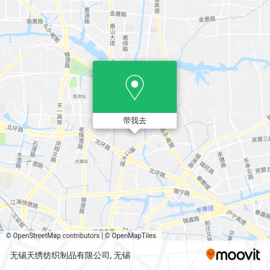 无锡天绣纺织制品有限公司地图