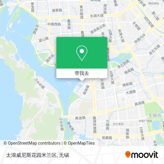 太湖威尼斯花园米兰区地图