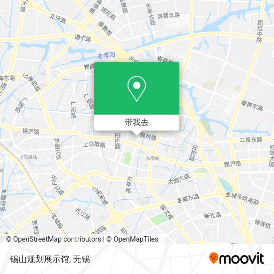 锡山规划展示馆地图