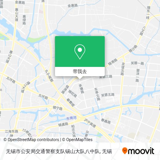 无锡市公安局交通警察支队锡山大队八中队地图