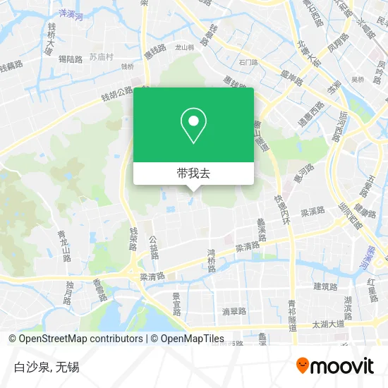白沙泉地图