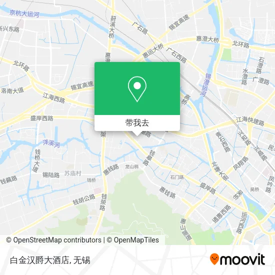 白金汉爵大酒店地图