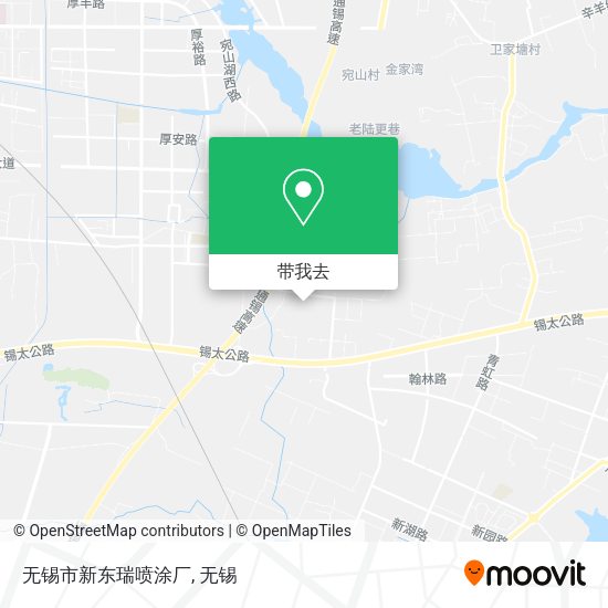无锡市新东瑞喷涂厂地图