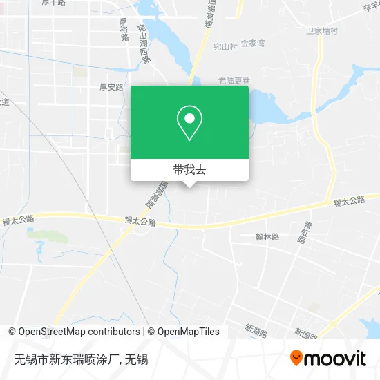 无锡市新东瑞喷涂厂地图