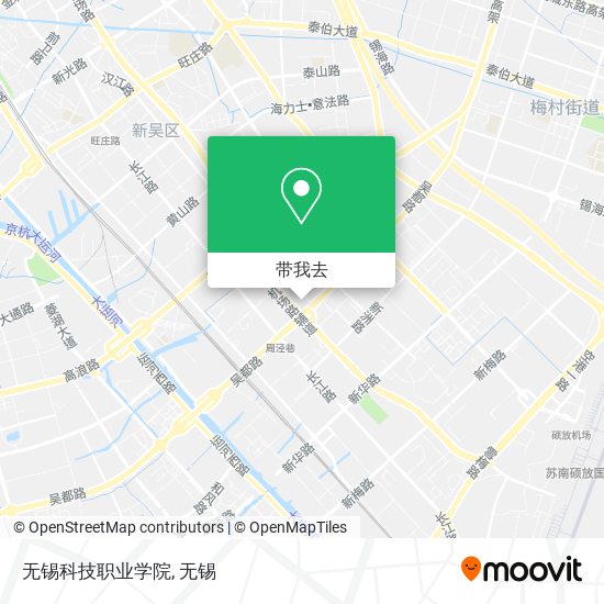 无锡科技职业学院地图