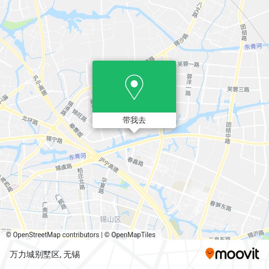万力城别墅区地图