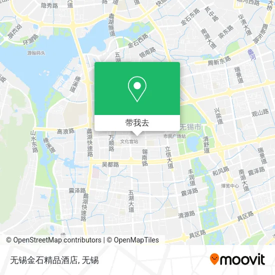 无锡金石精品酒店地图