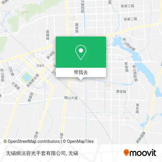 无锡炳法容光手套有限公司地图