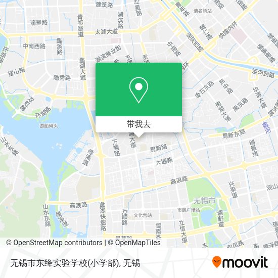无锡市东绛实验学校(小学部)地图