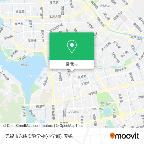 无锡市东绛实验学校(小学部)地图
