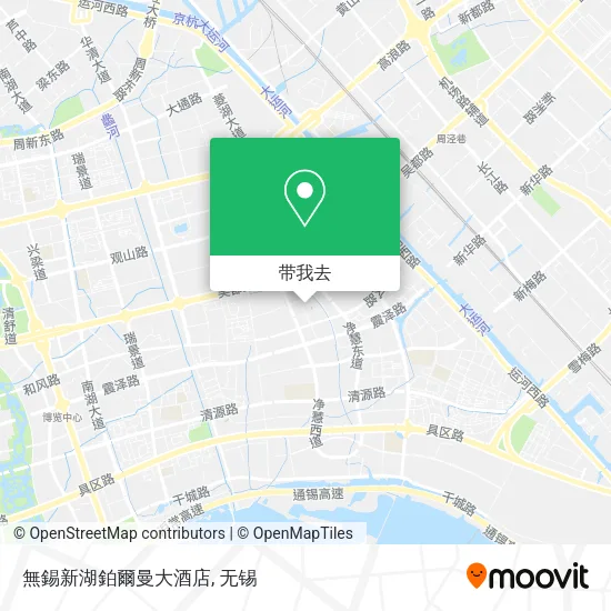 無錫新湖鉑爾曼大酒店地图
