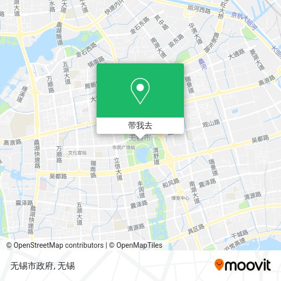 无锡市政府地图