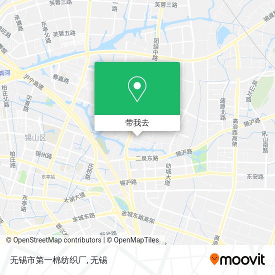 无锡市第一棉纺织厂地图