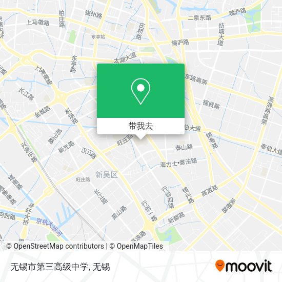 无锡市第三高级中学地图