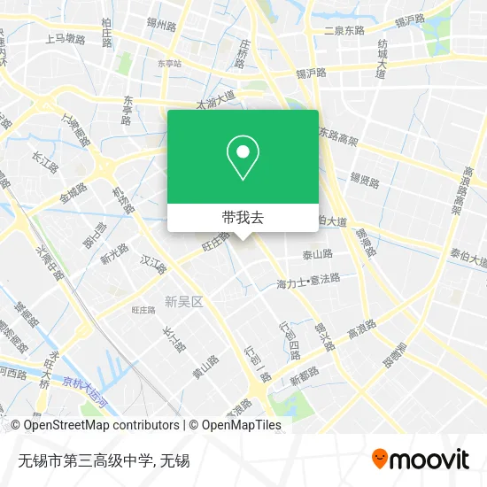 无锡市第三高级中学地图