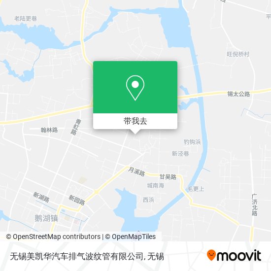 无锡美凯华汽车排气波纹管有限公司地图