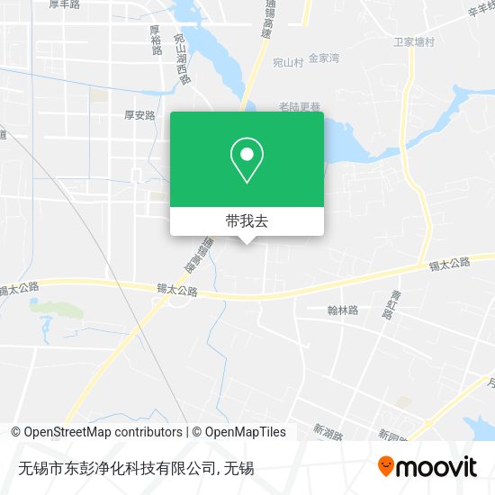 无锡市东彭净化科技有限公司地图