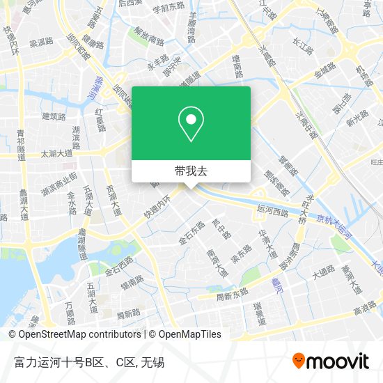 富力运河十号B区、C区地图