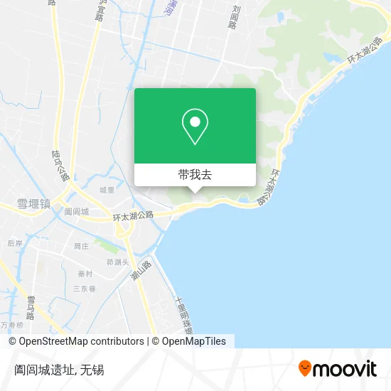 阖闾城遗址地图